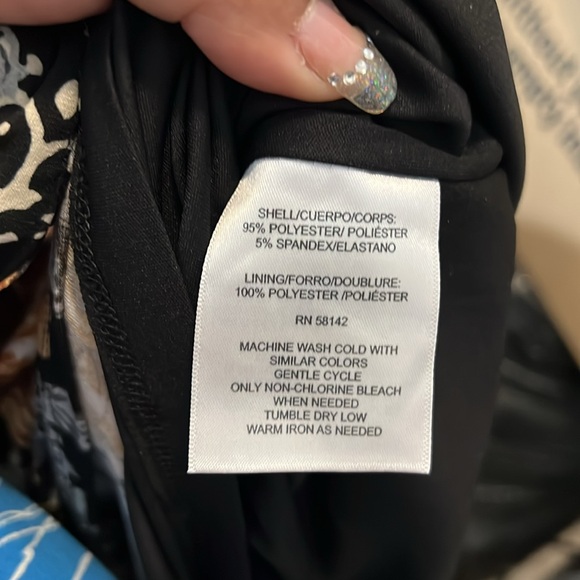 Clover And Sloane Womens Long Sleeve Floral Sheath Dress NWT - Picture 8 of 12